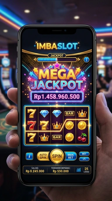 Cuplikan layar menu unduhan imbaslot untuk perangkat Android